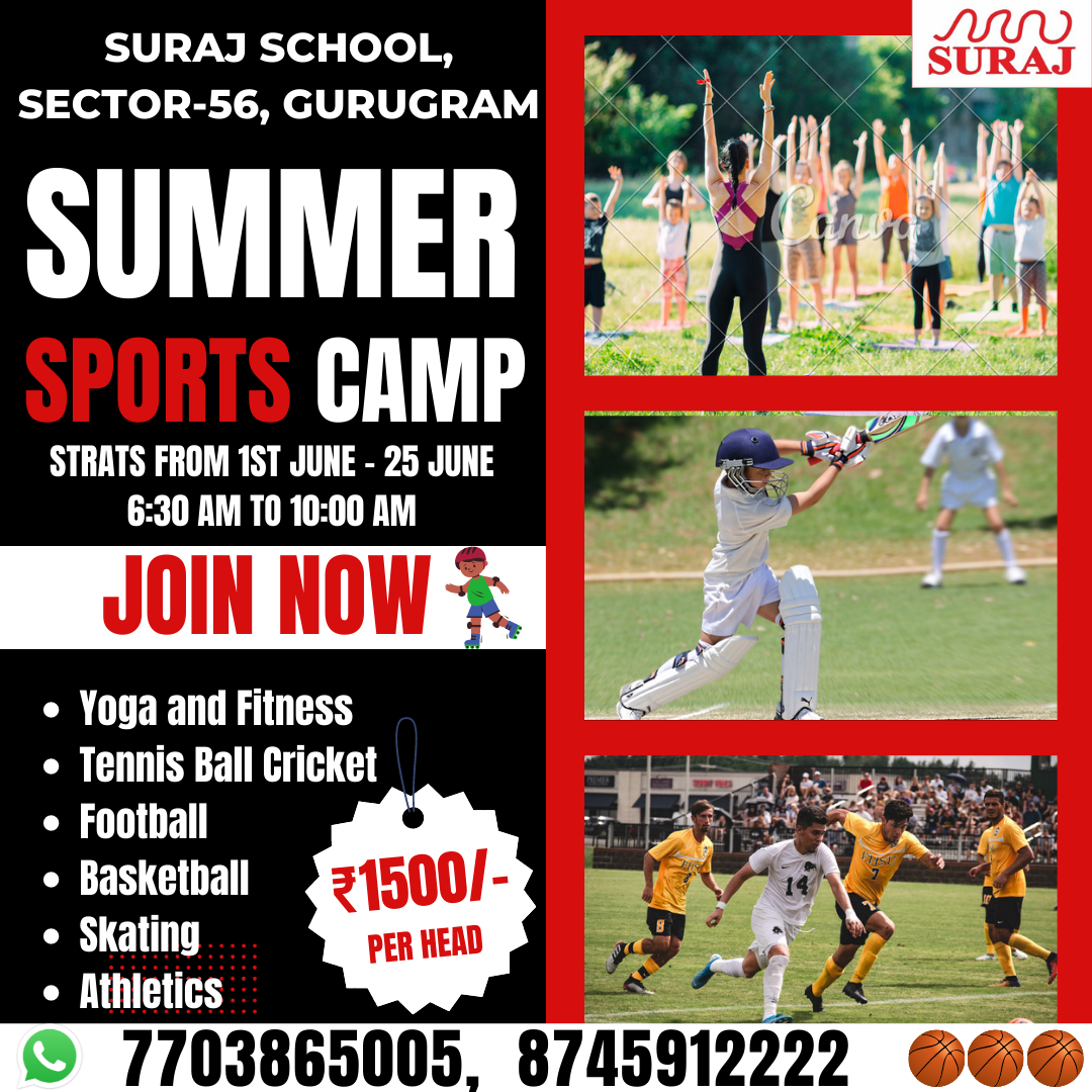 Summer Sports Camp Suraj School Sec 56 Gurugram