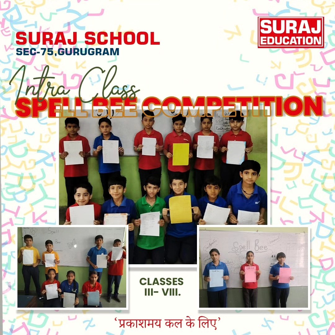 Intra Class Spell Bee Competition