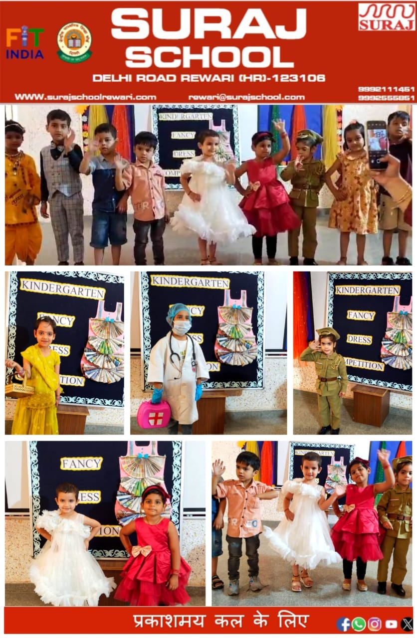 Suraj School Rewari's Fancy Dress Competition Unveils Hidden Talents