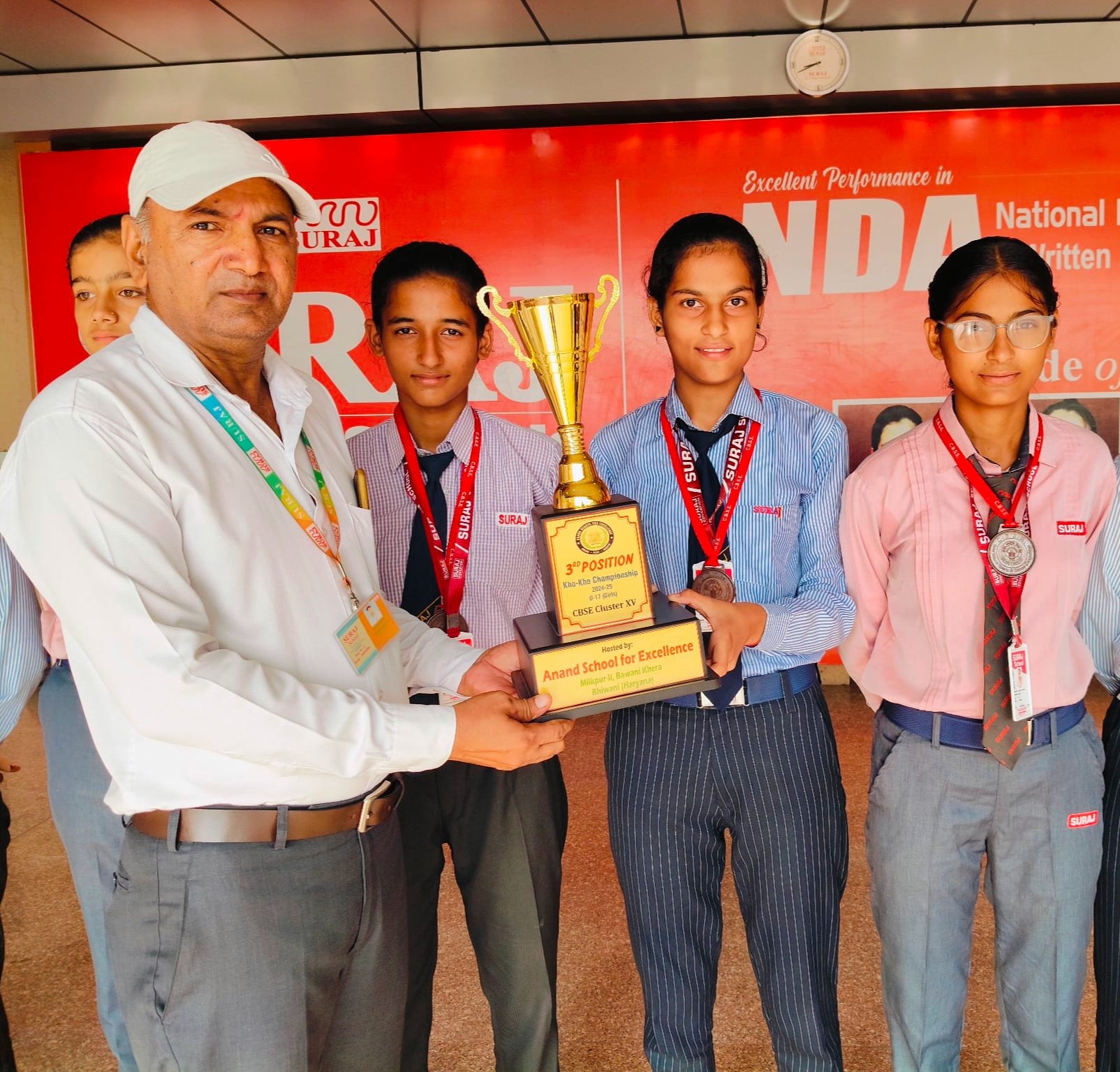 Kho-Kho Stars at CBSE Cluster XV Games 2024