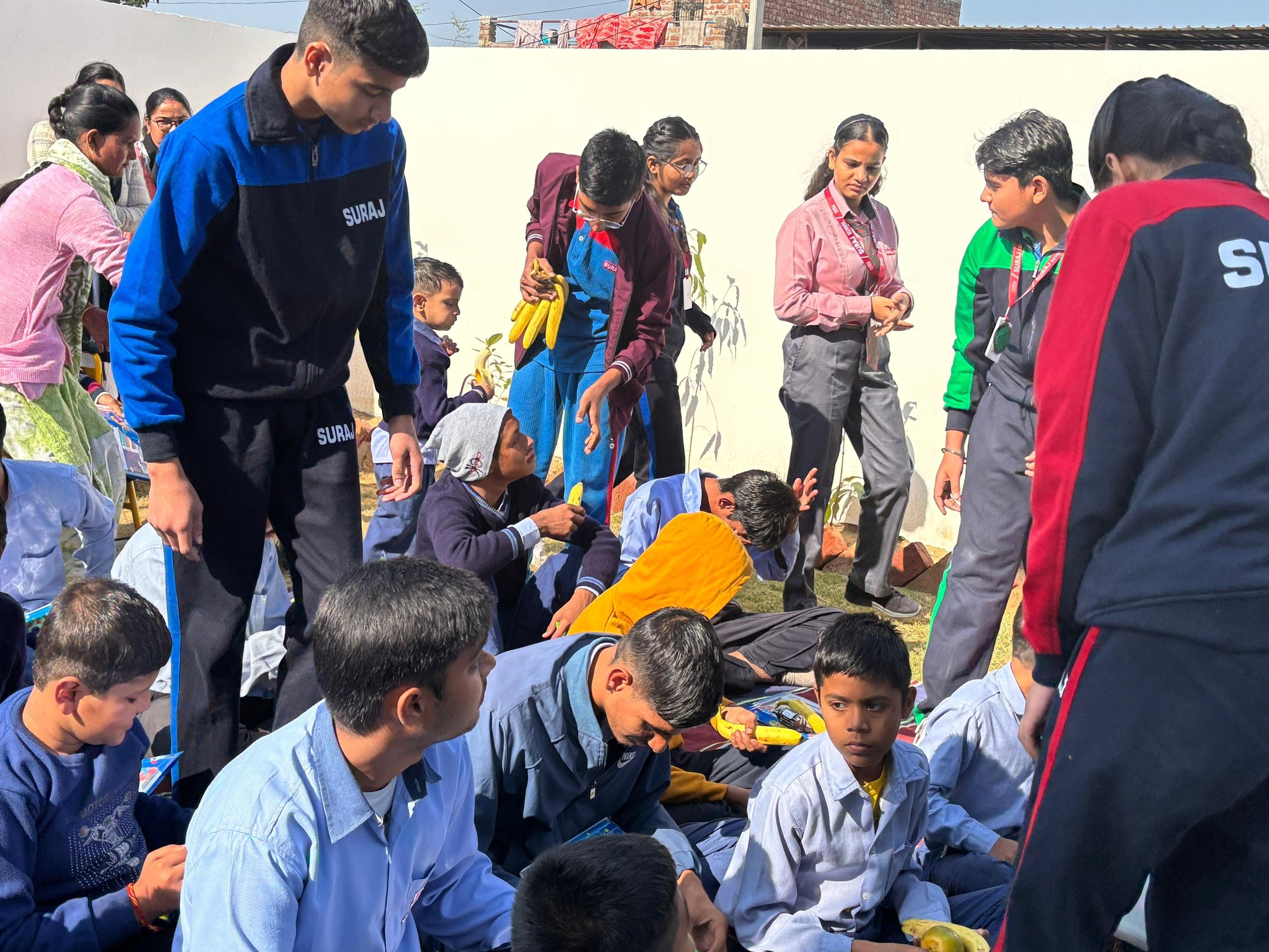 Suraj School Narnaul Students Lead by Example in Social Service