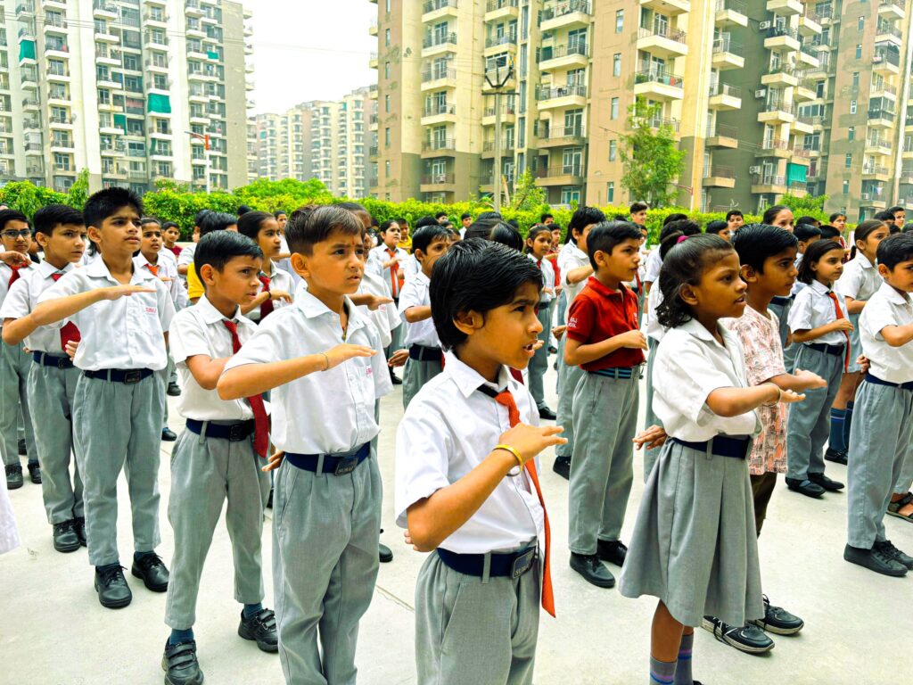 Radiant Morning with Class 3rd